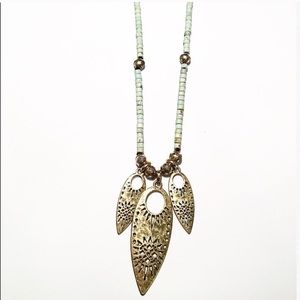 Lucky Brand Mint Bead Necklace